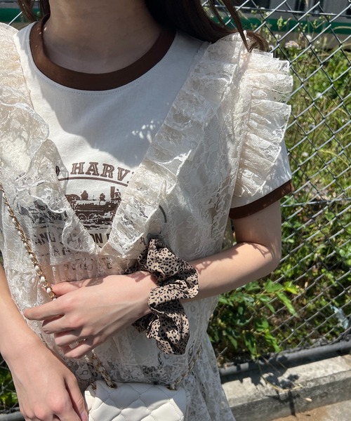 WC（ダブル シー）の「フリルレースロングワンピース（ワンピース・レディース・ブラック/アイボリー・FREE）」の7枚目の写真