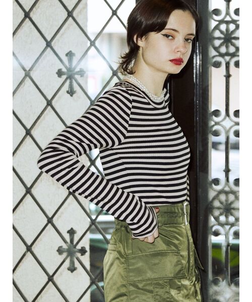 jouetie(ジュエティ)の「ミリタリーBIGポケットスカパン(その他パンツ・レディース・ブラック/カーキ/ブルー/ピンク/パープル・MEDIUM)」の9枚目の写真