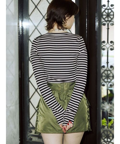 jouetie(ジュエティ)の「ミリタリーBIGポケットスカパン(その他パンツ・レディース・ブラック/カーキ/ブルー/ピンク/パープル・MEDIUM)」の10枚目の写真