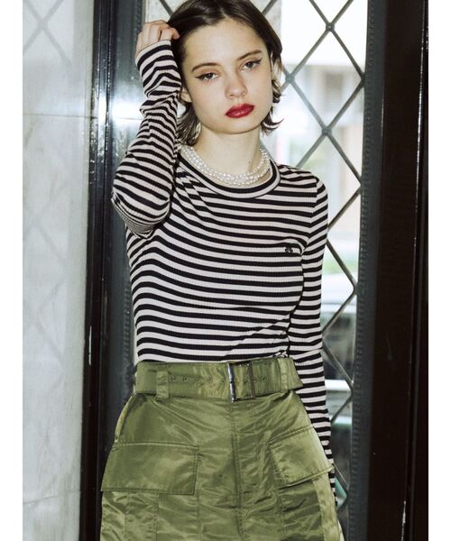 jouetie(ジュエティ)の「ミリタリーBIGポケットスカパン(その他パンツ・レディース・ブラック/カーキ/ブルー/ピンク/パープル・MEDIUM)」の12枚目の写真