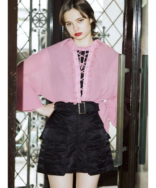 jouetie(ジュエティ)の「ミリタリーBIGポケットスカパン(その他パンツ・レディース・ブラック/カーキ/ブルー/ピンク/パープル・MEDIUM)」の21枚目の写真