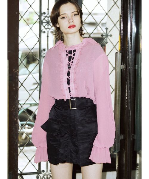 jouetie(ジュエティ)の「ミリタリーBIGポケットスカパン(その他パンツ・レディース・ブラック/カーキ/ブルー/ピンク/パープル・MEDIUM)」の22枚目の写真