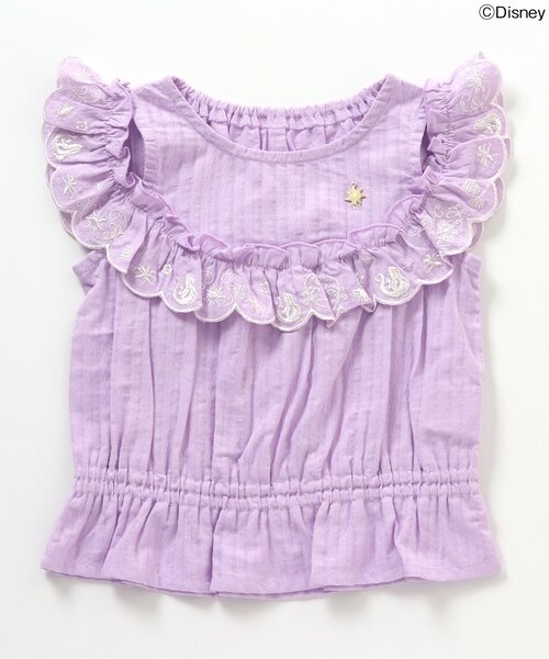 Disney（ディズニー）の「ディズニープリンセス・フローズン/オフショルチュニック（チュニック・キッズ・ピンク/サックスブルー/イエロー/ラベンダー・120/140/80/100/130/110/90）」の11枚目の写真