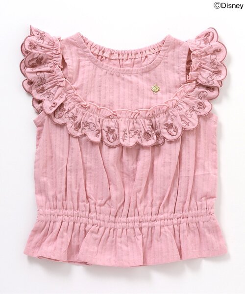 Disney（ディズニー）の「ディズニープリンセス・フローズン/オフショルチュニック（チュニック・キッズ・ピンク/サックスブルー/イエロー/ラベンダー・120/140/80/100/130/110/90）」の13枚目の写真