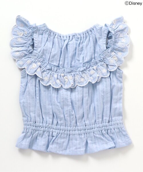 Disney（ディズニー）の「ディズニープリンセス・フローズン/オフショルチュニック（チュニック・キッズ・ピンク/サックスブルー/イエロー/ラベンダー・120/140/80/100/130/110/90）」の16枚目の写真