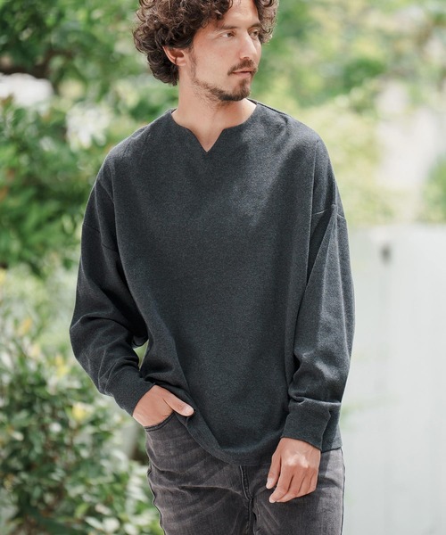 【美品】マディソンブルー CPO WOOL GRENCHECK シャツ　３ Jih Nunc シャツ ms5584- バンドカラープルオーバートロピカル