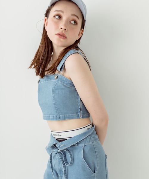 OLIVE des OLIVE（オリーブデオリーブ）の「オリーブパンツ（その他アンダーウェア/インナー・レディース・オートミール/ブラック・FREE）」の5枚目の写真