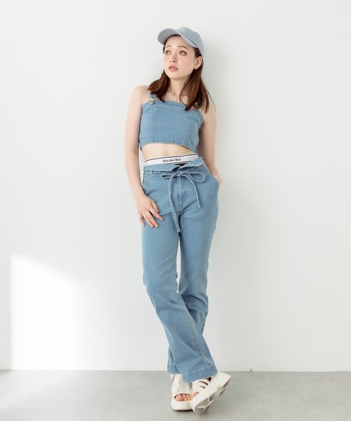 OLIVE des OLIVE（オリーブデオリーブ）の「オリーブパンツ（その他アンダーウェア/インナー・レディース・オートミール/ブラック・FREE）」の6枚目の写真