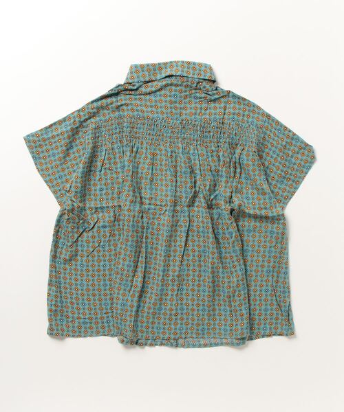 sandy（サンディー）の「sandy/プリントシャーリングBL（シャツ/ブラウス・レディース・その他/ブルー/その他1/ブラウン・FREE）」の5枚目の写真