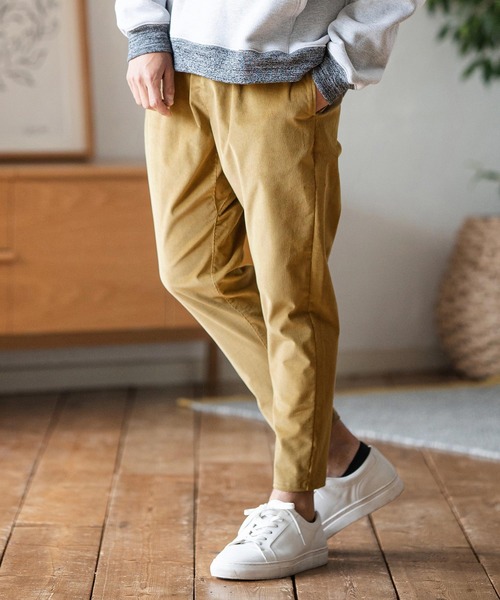 Magine(マージン)の「mp11287-STRETCH CORDUROY TAPERED PANTS テーパードパンツ(その他パンツ・メンズ・ブラック/チャコール/ブラウン・44/46/48)」の3枚目の写真