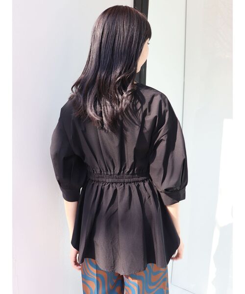 MURUA（ムルーア）の「カシュクールペプラムシャツ（シャツ/ブラウス・レディース・モカ/ホワイト/ブラック・FREE）」の20枚目の写真