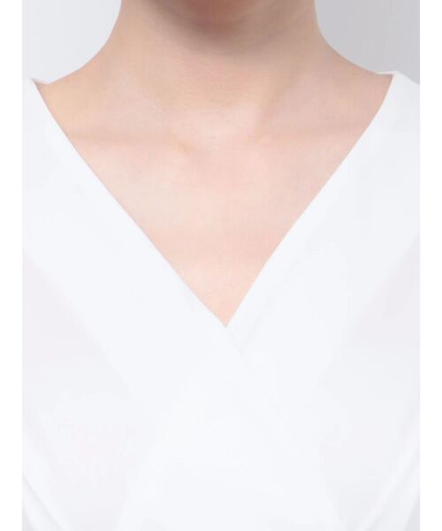 MURUA（ムルーア）の「カシュクールペプラムシャツ（シャツ/ブラウス・レディース・モカ/ホワイト/ブラック・FREE）」の11枚目の写真