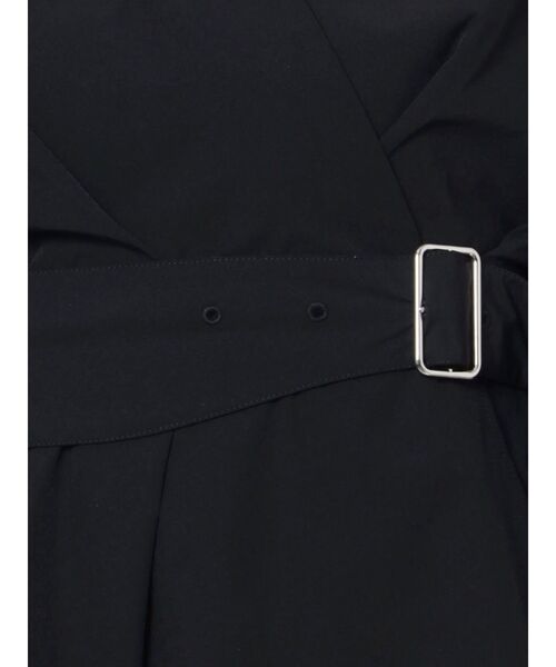 MURUA（ムルーア）の「カシュクールペプラムシャツ（シャツ/ブラウス・レディース・モカ/ホワイト/ブラック・FREE）」の6枚目の写真