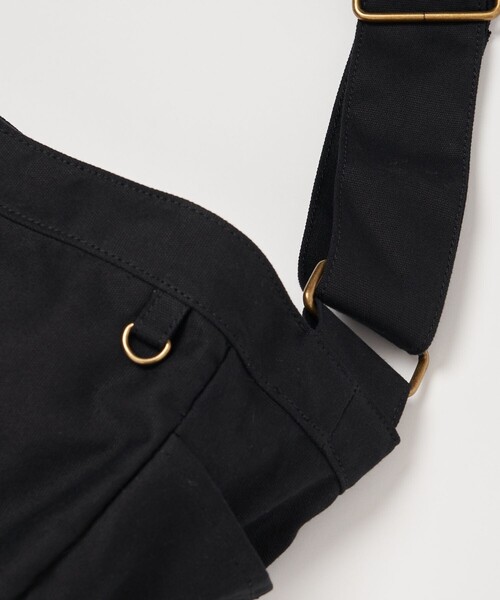 FREAK'S STORE（フリークスストア）の「キャンバス ニュースペーパーバッグ/ワンポイントDカン付き ビッグキャンバス ワークショルダーバッグ（ショルダーバッグ・メンズ・ホワイト/ブラック/ベージュ/オリーブ/ナチュラル・ONE SIZE）」の11枚目の写真