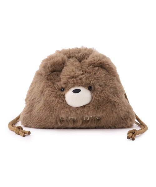 PINK-latte（ピンクラテ）の「◇フェイクファークマ巾着（その他小物  