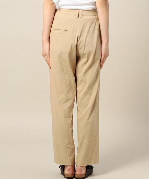 BEAUTY&YOUTH UNITED ARROWS（ビューティーアンドユースユナイテッドアローズ）の「BY リネンレーヨンタックワイドパンツ◆（その他パンツ・レディース・ブラック/ベージュ・SMALL/MEDIUM）」の8枚目の写真