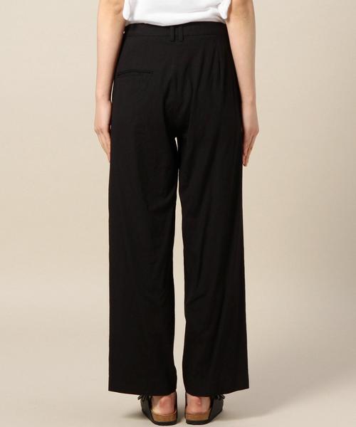 BEAUTY&YOUTH UNITED ARROWS（ビューティーアンドユースユナイテッドアローズ）の「BY リネンレーヨンタックワイドパンツ◆（その他パンツ・レディース・ブラック/ベージュ・SMALL/MEDIUM）」の6枚目の写真