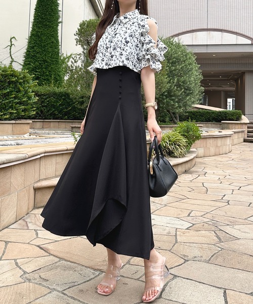 apres jour（アプレジュール）の「ハートネックドレープキャミ