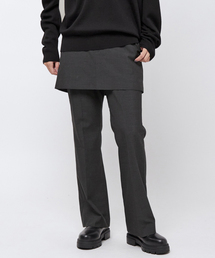 AP STUDIO | GRAY LAYERED PANTS(スラックス)