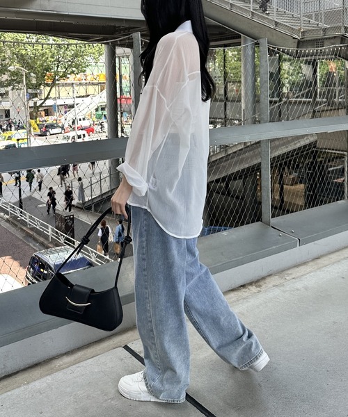 シアーシースルーブラウス（Tシャツ/カットソー）｜Silly（シリー）の