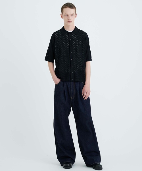 ALLEGE（アレッジ）の「STUDIOUS別注 S/S Open Border Cardigan 