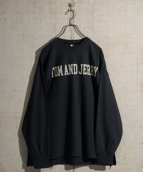 Tom&Jerry(トムアンドジェリー)の「【40I】〔Tom & Jerry/トム & ジェリー〕フロント/バックプリント ビックシルエットロンT(Tシャツ/カットソー・メンズ・ホワイト系その他/グリーン/ベージュ/パープル/ブラック/ホワイト/グレー/チャコールグレー・LARGE/X-LARGE/MEDIUM)」の21枚目の写真
