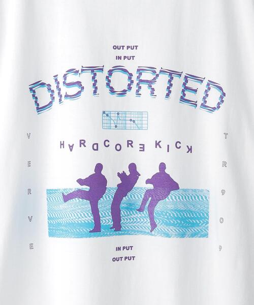 VERVE（ヴァーヴ）の「【別注】 ＜VERVE＞  DISTORTED Tシャツ（Tシャツ/カットソー・メンズ・ホワイト・M/XL/L）」の5枚目の写真