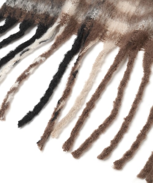 GLOBAL WORK（グローバルワーク）の「BIGチェックマフラー/AND YUA ANY/975785（マフラー・キッズ・ベージュ/ピンク/ブラウン・ONE SIZE）」の14枚目の写真