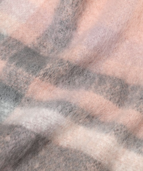 GLOBAL WORK（グローバルワーク）の「BIGチェックマフラー/AND YUA ANY/975785（マフラー・キッズ・ベージュ/ピンク/ブラウン・ONE SIZE）」の19枚目の写真