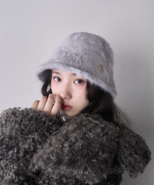 Dries Van Noten ファーバケットハット 美品 dries van noten ファーバケットハット - メルカリ