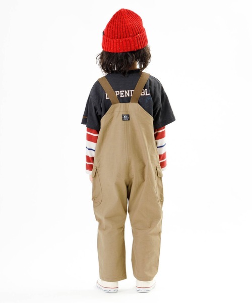 F.O.KIDS（エフオーキッズ）の「F.O.KIDS/エフオーキッズ オーバーオール（サロペット/オーバーオール・キッズ・カーキ/インディゴブルー/ベージュ・130/140/150）」の14枚目の写真