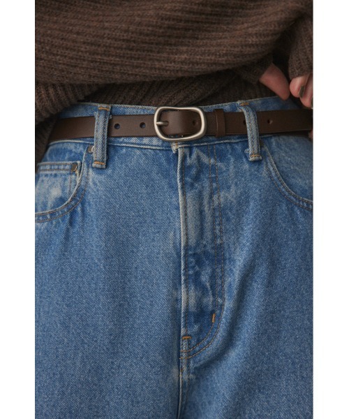 BLACK BY MOUSSY（ブラックバイマウジー）の「undulation buckle slim