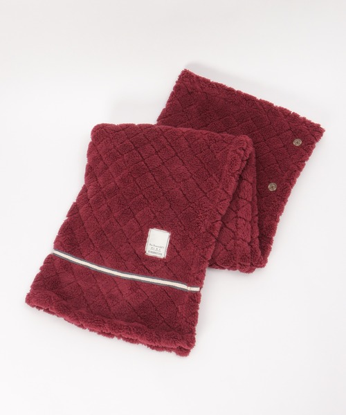 LBC（エルビーシー）の「キルンケットブランケット M（ブランケット・レディース・グレー/ダークグレー/オフホワイト/レッド・FREE）」の2枚目の写真