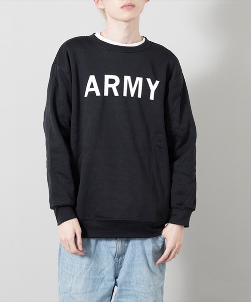 STYLEBLOCK（スタイルブロック）の「裏起毛プリントスウェットトレーナー（スウェット・メンズ・オートミール/グレー系その他2/グリーン系その他/グレー/ブラック系その他/カーキ/ブラック/グレー系その他/チャコール・L/LL/M）」の3枚目の写真