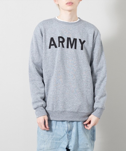 STYLEBLOCK（スタイルブロック）の「裏起毛プリントスウェットトレーナー（スウェット・メンズ・オートミール/グレー系その他2/グリーン系その他/グレー/ブラック系その他/カーキ/ブラック/グレー系その他/チャコール・L/LL/M）」の5枚目の写真
