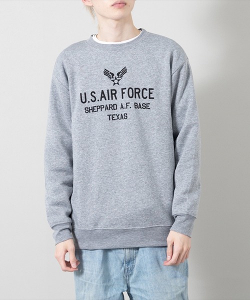 STYLEBLOCK（スタイルブロック）の「裏起毛プリントスウェットトレーナー（スウェット・メンズ・オートミール/グレー系その他2/グリーン系その他/グレー/ブラック系その他/カーキ/ブラック/グレー系その他/チャコール・L/LL/M）」の4枚目の写真