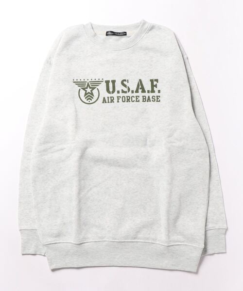 STYLEBLOCK（スタイルブロック）の「裏起毛プリントスウェットトレーナー（スウェット・メンズ・オートミール/グレー系その他2/グリーン系その他/グレー/ブラック系その他/カーキ/ブラック/グレー系その他/チャコール・L/LL/M）」の17枚目の写真