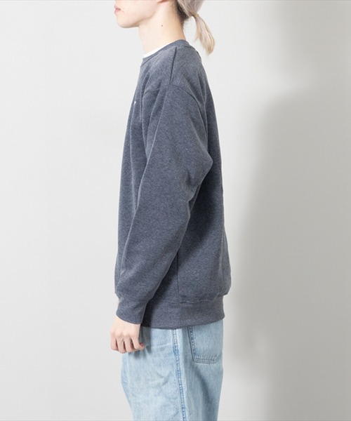 STYLEBLOCK（スタイルブロック）の「裏起毛プリントスウェットトレーナー（スウェット・メンズ・オートミール/グレー系その他2/グリーン系その他/グレー/ブラック系その他/カーキ/ブラック/グレー系その他/チャコール・L/LL/M）」の20枚目の写真