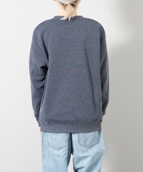STYLEBLOCK（スタイルブロック）の「裏起毛プリントスウェットトレーナー（スウェット・メンズ・オートミール/グレー系その他2/グリーン系その他/グレー/ブラック系その他/カーキ/ブラック/グレー系その他/チャコール・L/LL/M）」の21枚目の写真