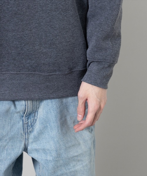 STYLEBLOCK（スタイルブロック）の「裏起毛プリントスウェットトレーナー（スウェット・メンズ・オートミール/グレー系その他2/グリーン系その他/グレー/ブラック系その他/カーキ/ブラック/グレー系その他/チャコール・L/LL/M）」の22枚目の写真