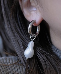 金属アレルギー対応/Baroque Pearl Pierce/サージカルステンレスピアス