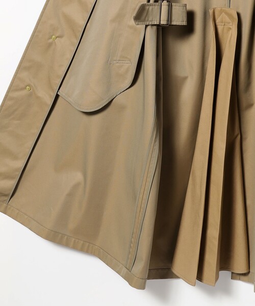 Ray BEAMS（レイビームス）の「GYMPHLEX / バルマカーン コート（ステンカラーコート・レディース・ベージュ・14/12）」の16枚目の写真