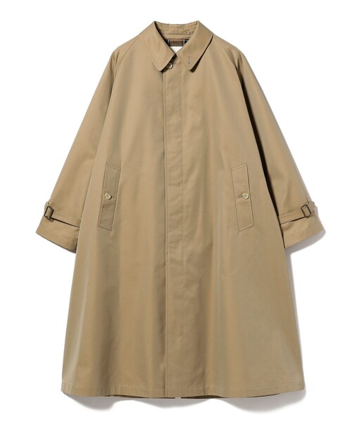 Ray BEAMS（レイビームス）の「GYMPHLEX / バルマカーン コート（ステンカラーコート・レディース・ベージュ・14/12）」の21枚目の写真