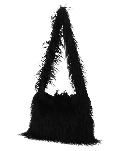 anap mimpi（アナップミンピ）の「シャギーファー スクエア ショルダーバッグ（ショルダーバッグ・レディース・ブラック/ベージュ・FREE）」の6枚目の写真