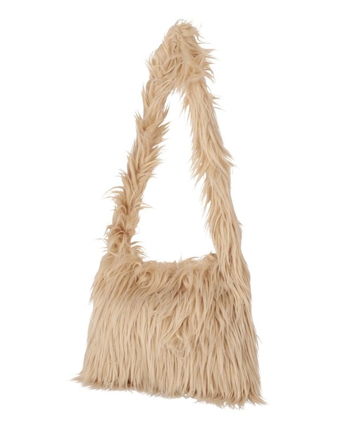 anap mimpi（アナップミンピ）の「シャギーファー スクエア ショルダーバッグ（ショルダーバッグ・レディース・ブラック/ベージュ・FREE）」の7枚目の写真