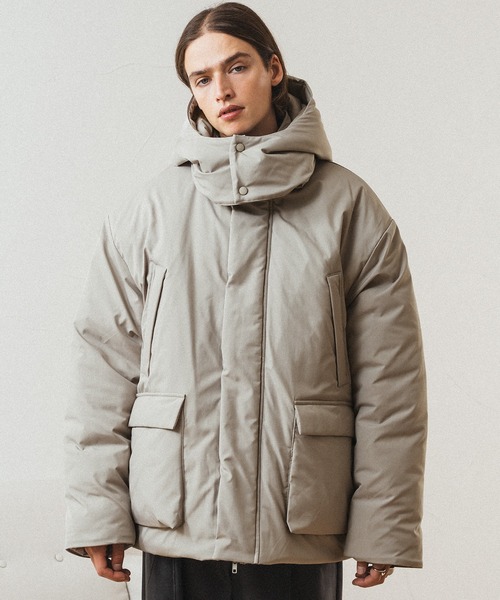 selle glant(セレグランテ)の「3WAY DOUBLE ZIP ECO DOWN JAKET/3WAYダブルジップエコダウンジャケット(ブルゾン・メンズ・チャコールグレー/グレイッシュベージュ/ブラック・SMALL/LARGE/MEDIUM)」の3枚目の写真