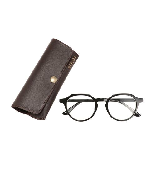 RESEXXY（リゼクシー）の「クリアレンズメガネ（メガネ・レディース・ブラック/ブラウン・FREE）」の8枚目の写真