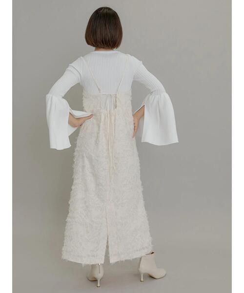 Te chichi（テチチ）の「【Atelier Blanc】フェザージャカードキャミワンピース（ワンピース・レディース・オフホワイト・F）」の9枚目の写真
