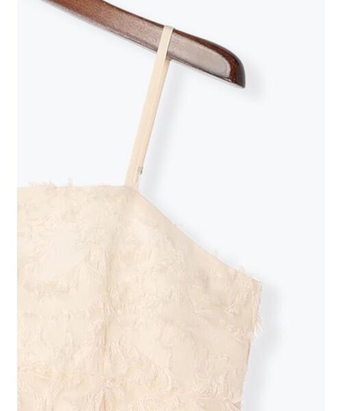 Te chichi（テチチ）の「【Atelier Blanc】フェザージャカードキャミワンピース（ワンピース・レディース・オフホワイト・F）」の18枚目の写真