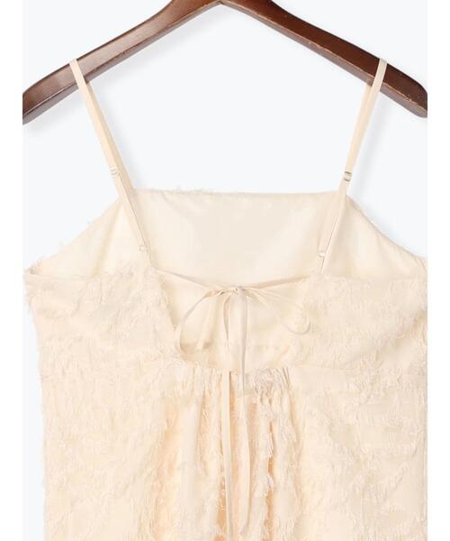 Te chichi（テチチ）の「【Atelier Blanc】フェザージャカードキャミワンピース（ワンピース・レディース・オフホワイト・F）」の20枚目の写真